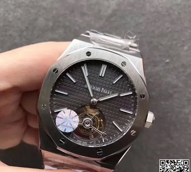 Audemars Piguet Royal Oak Tourbillon 26510PT.OO.1220PT.01 JF Factory 1:1 Best Edition Replica Watch Grey Dial